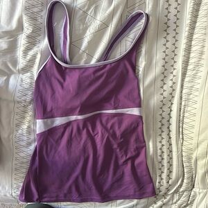 Used workout cross back tank top